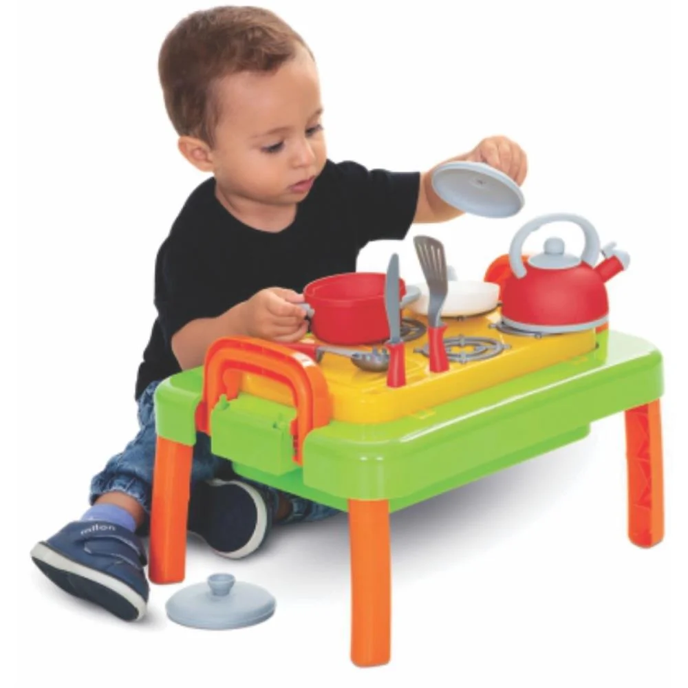 Brincando De Casinha Mesinha Baby Gourmet C/Acessor Merco Toys - imagem 6