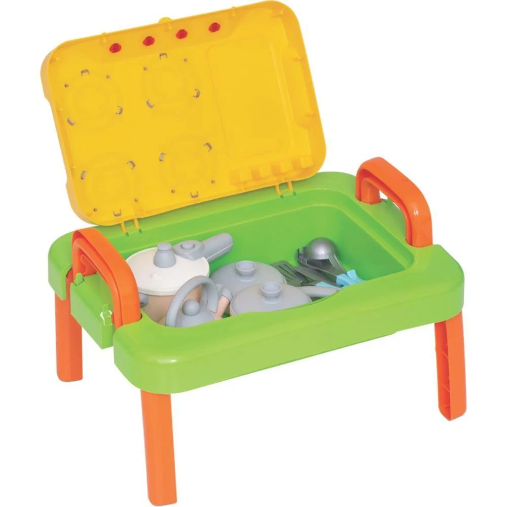 Brincando De Casinha Mesinha Baby Gourmet C/Acessor Merco Toys - imagem 8