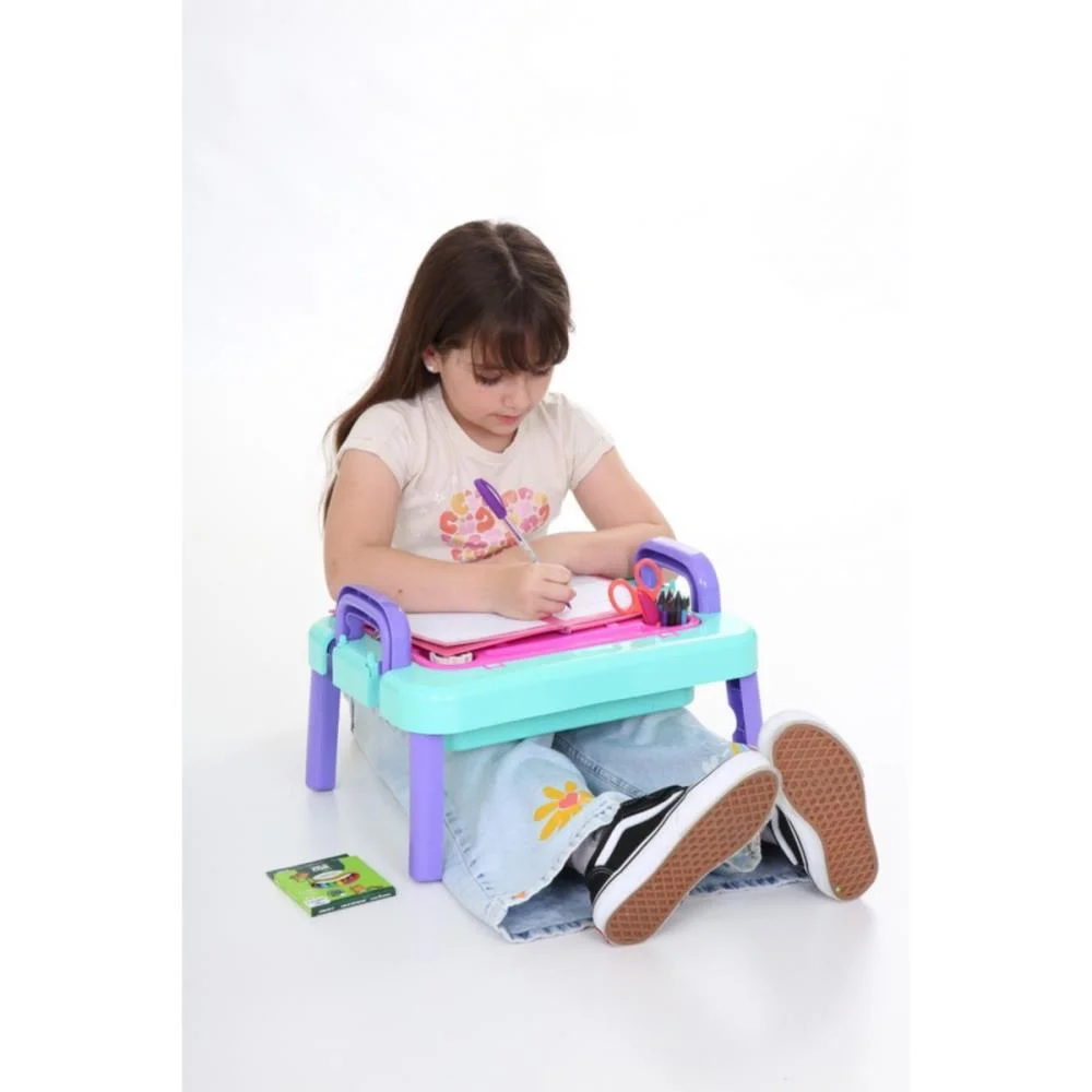 Brinquedo Educativo Mesinha De Desenho Charmosa Merco Toys - imagem 4