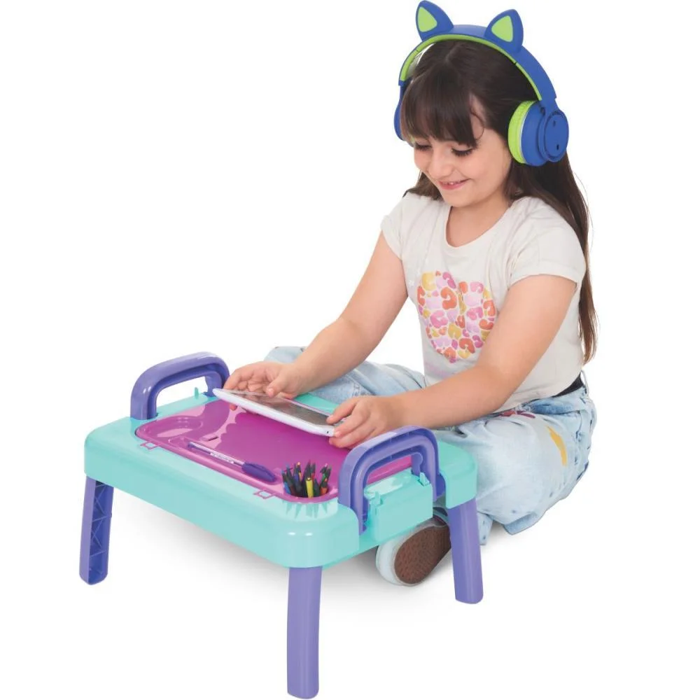 Brinquedo Educativo Mesinha De Desenho Charmosa Merco Toys - imagem 8