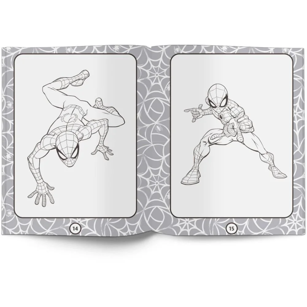 Livro Com Adesivos Homem Aranha 40P C/500Adesivos Culturama - imagem 6