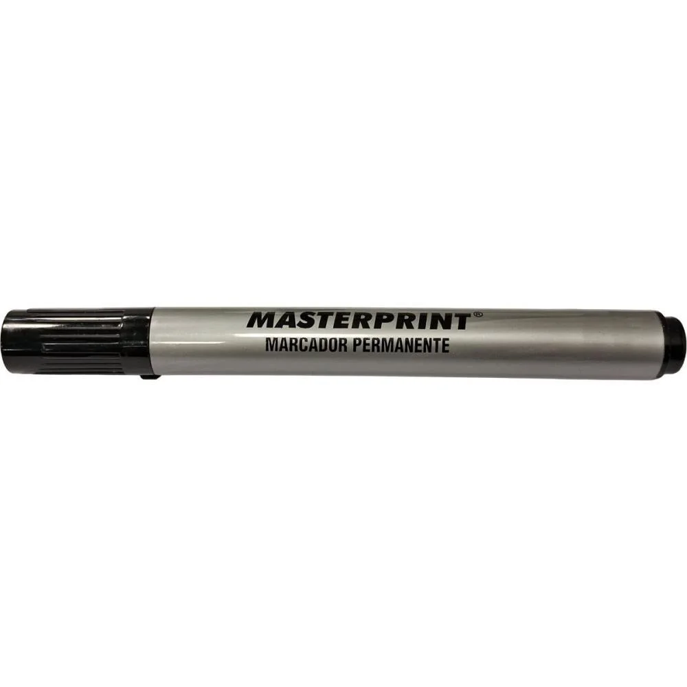 Pincel Marcador Permanente Mp 615 Preto Slim Masterprint (Cx.c/12) - imagem 2