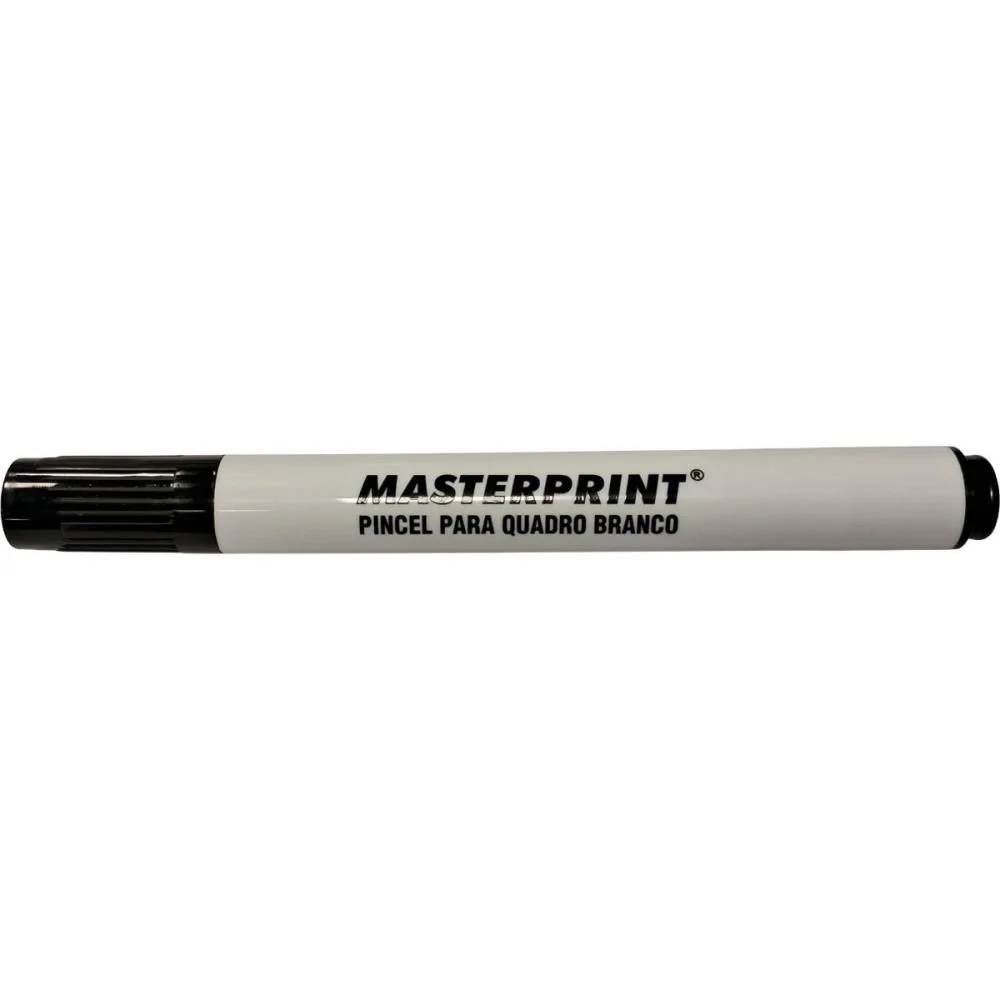Pincel Quadro Branco Mp 617 Preto Slim Masterprint (Cx.c/12) - imagem 3