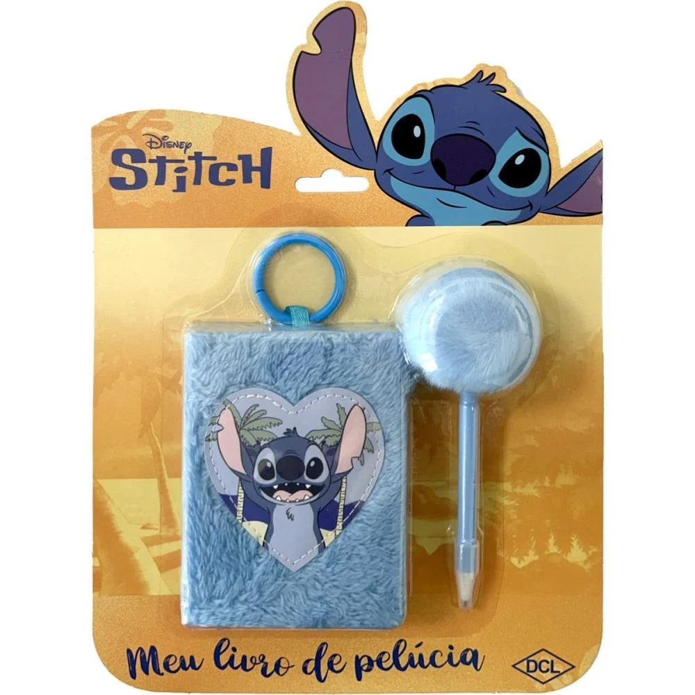 Livro Brinquedo Ilustrado Stitch Livro De Pelucia Dcl - imagem 2
