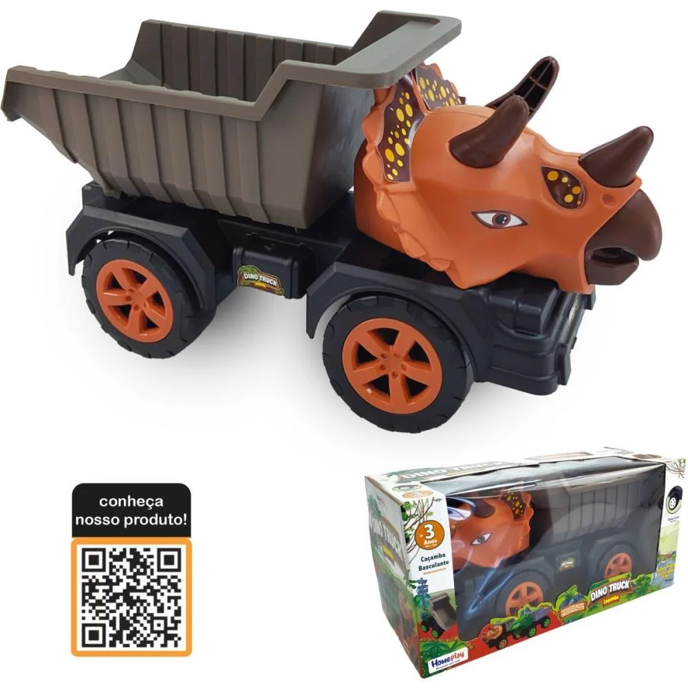 Caminhao Dino Truck Cacamba 36Cm (S) Homeplay - imagem 4