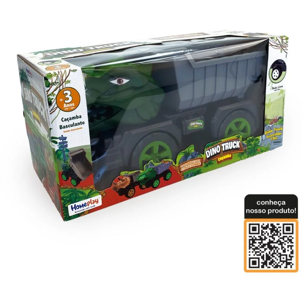 Caminhao Dino Truck Cacamba 36Cm (S) Homeplay - imagem 5