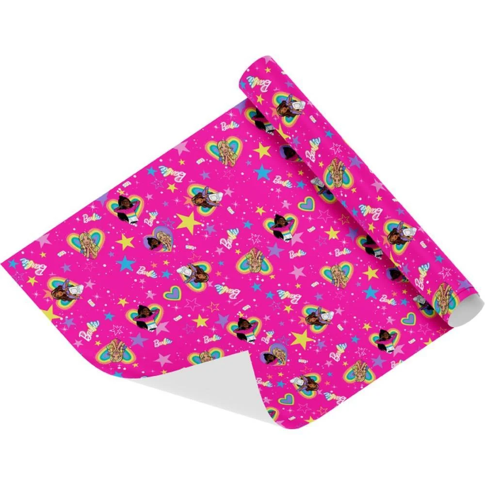 Plastico Adesivo 45Cmx10M Barbie Summit (Rolo) - imagem 2