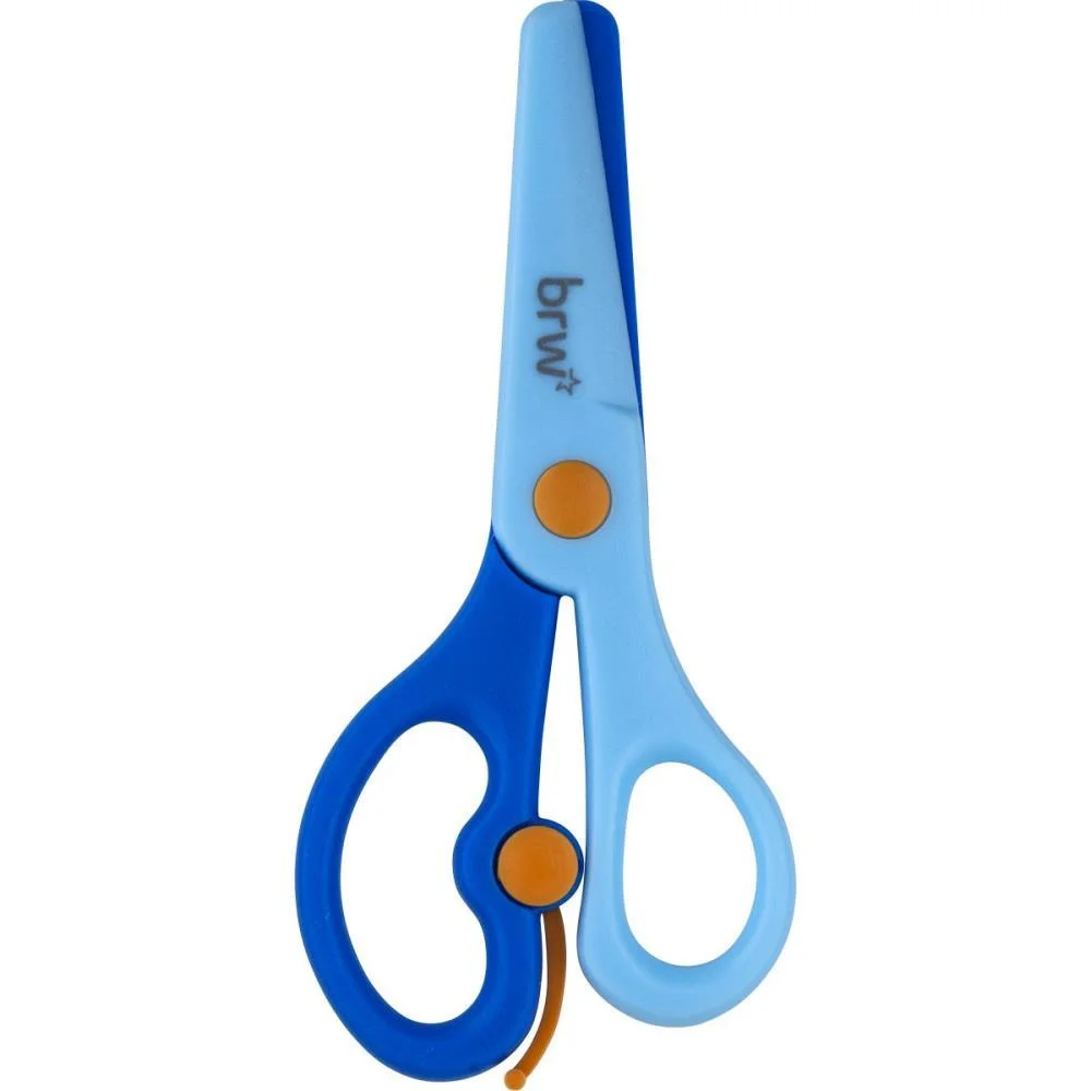 Tesoura Escolar Com Mola Sem Lamina 13Cm (S) Brw C/ 12 Unidades - imagem 4