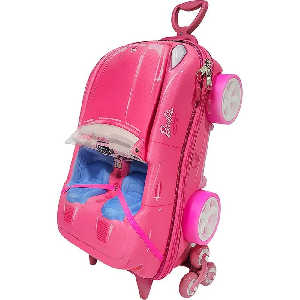 Mochila Infantil Com Rodinha Barbie Conversivel Maxtoy - imagem 6