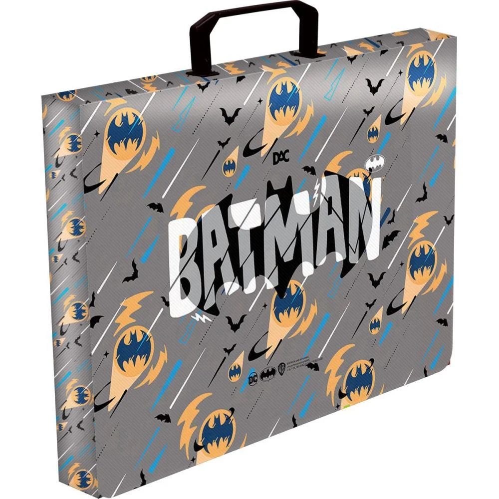 Maleta Plastica Com Alca Decor Batman 40Mm Dac - imagem 3