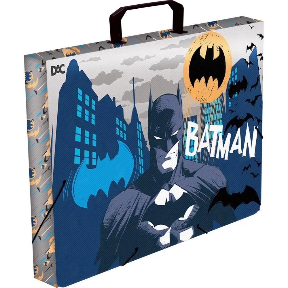 Maleta Plastica Com Alca Decor Batman 40Mm Dac - imagem 4