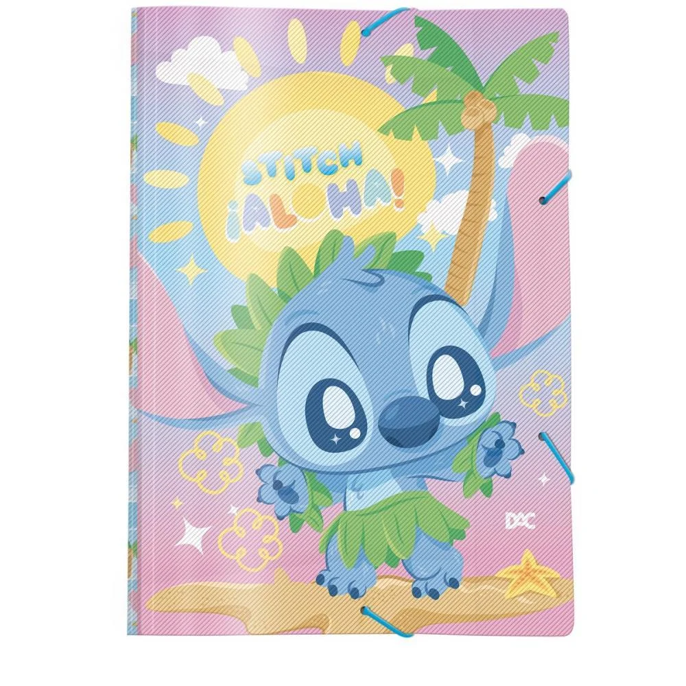 Pasta Aba Elastica Plastica Stitch Kids S/Lombo Dac (Pct.c/10) - imagem 4