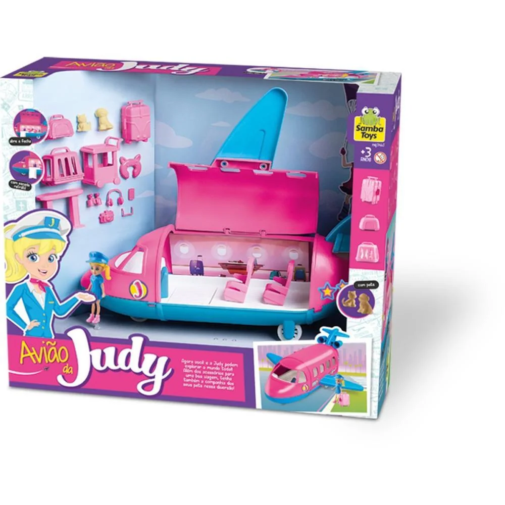 Avião Da Judy C/Acessorios Samba Toys - imagem 5