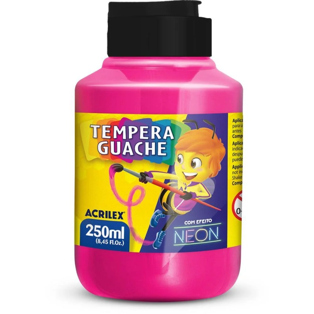 Tinta Guache 250Ml Maravilha Neon Acrilex (Pct.c/06) - imagem 2