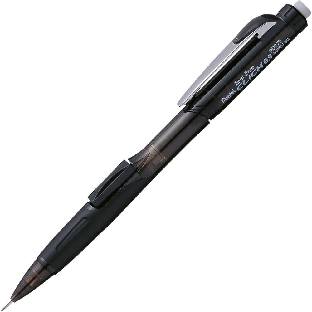 Lapiseira 0.9Mm Twist Erase Click Preta Pentel (Cx.c/12) - imagem 3