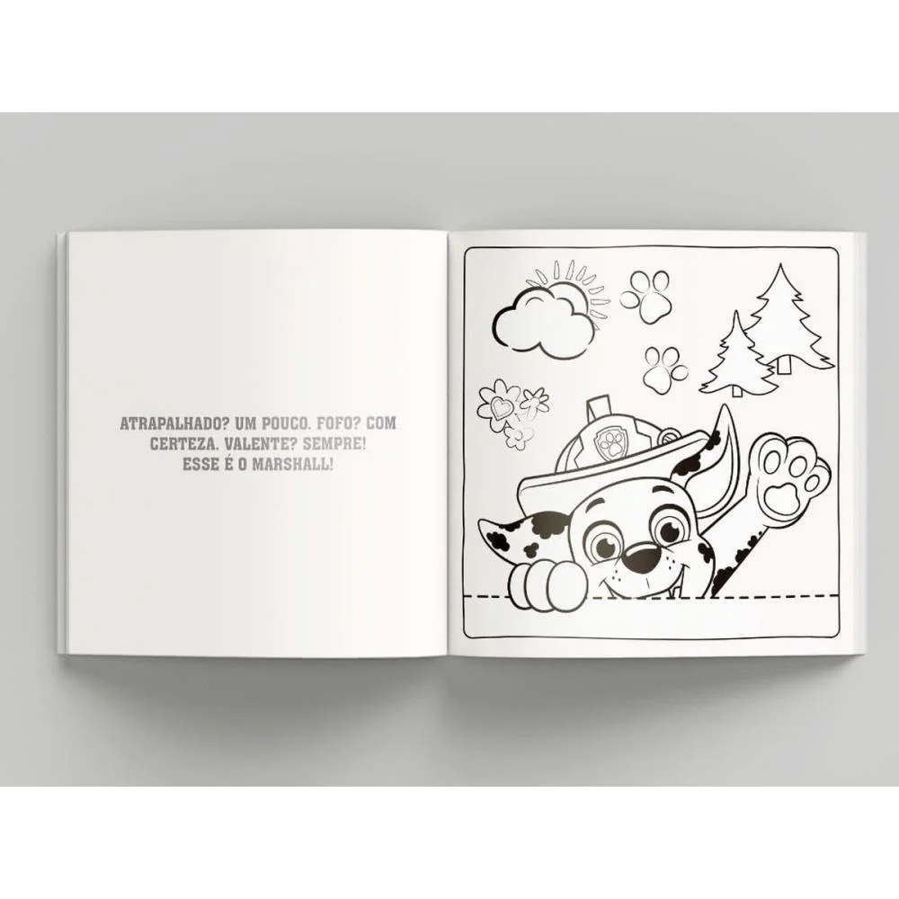 Livro Infantil Colorir Cute E Comfy Patrulha Canina Online Editora - imagem 3
