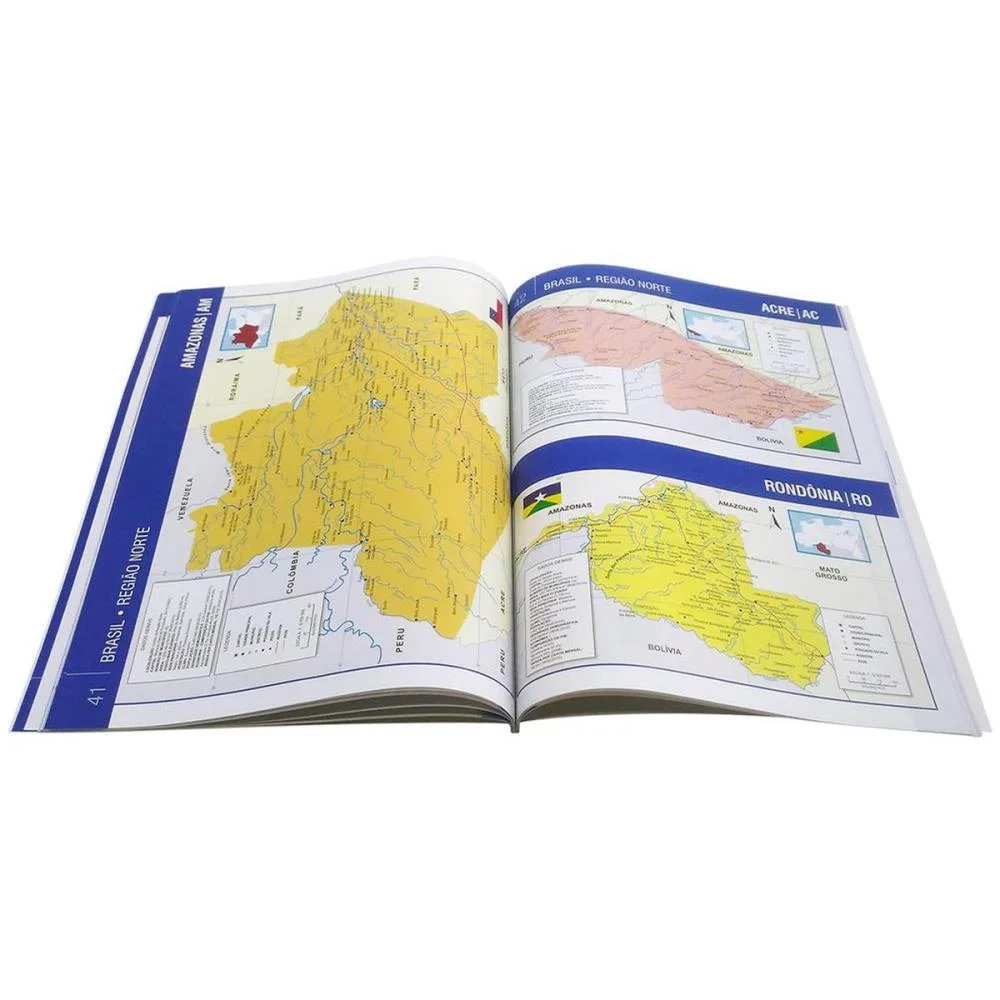 Livro Atlas Geografico Escolar 20X27 68Pg Todolivro - imagem 4