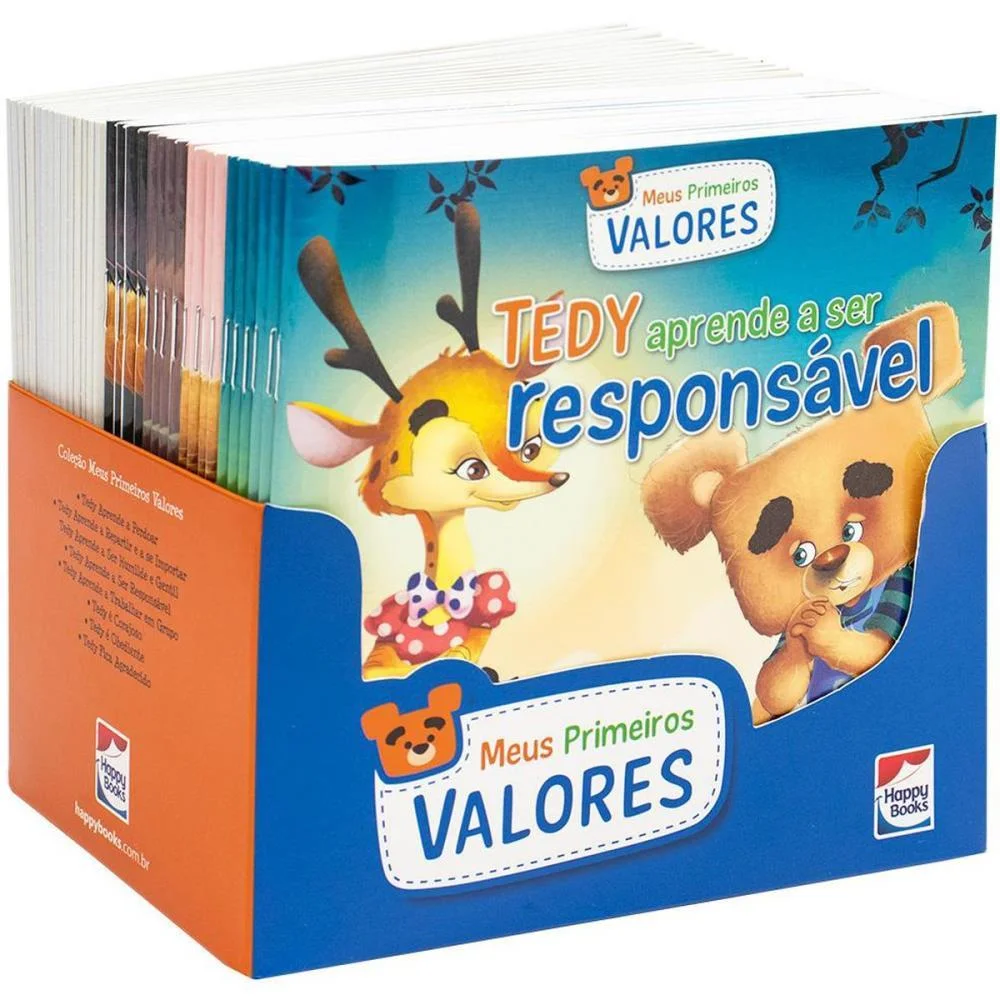 Livro Infantil Ilustrado Meus Primeiros Valores 8Tit. Todolivro (Dp.c/32) - imagem 2