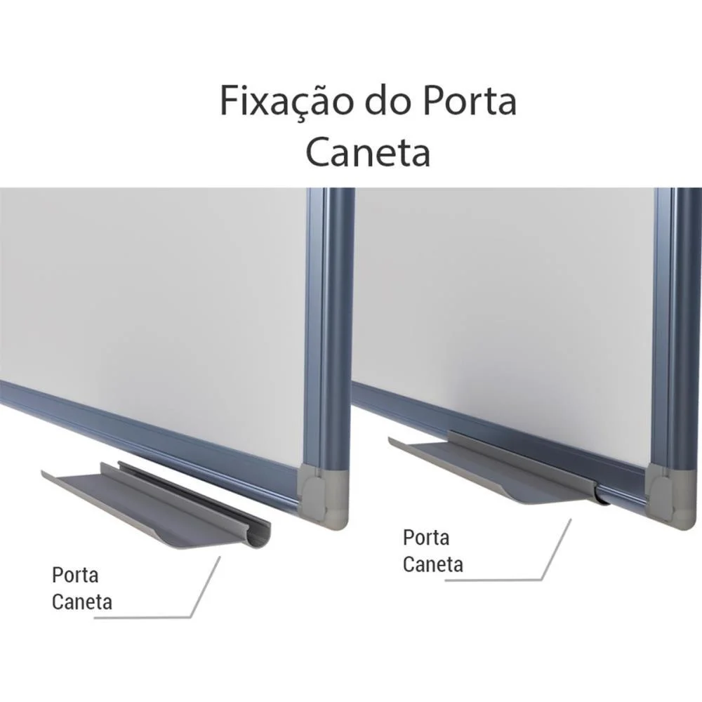 Quadro Aviso Magnetico 070X050Cm Aluminio Office Stalo - imagem 4