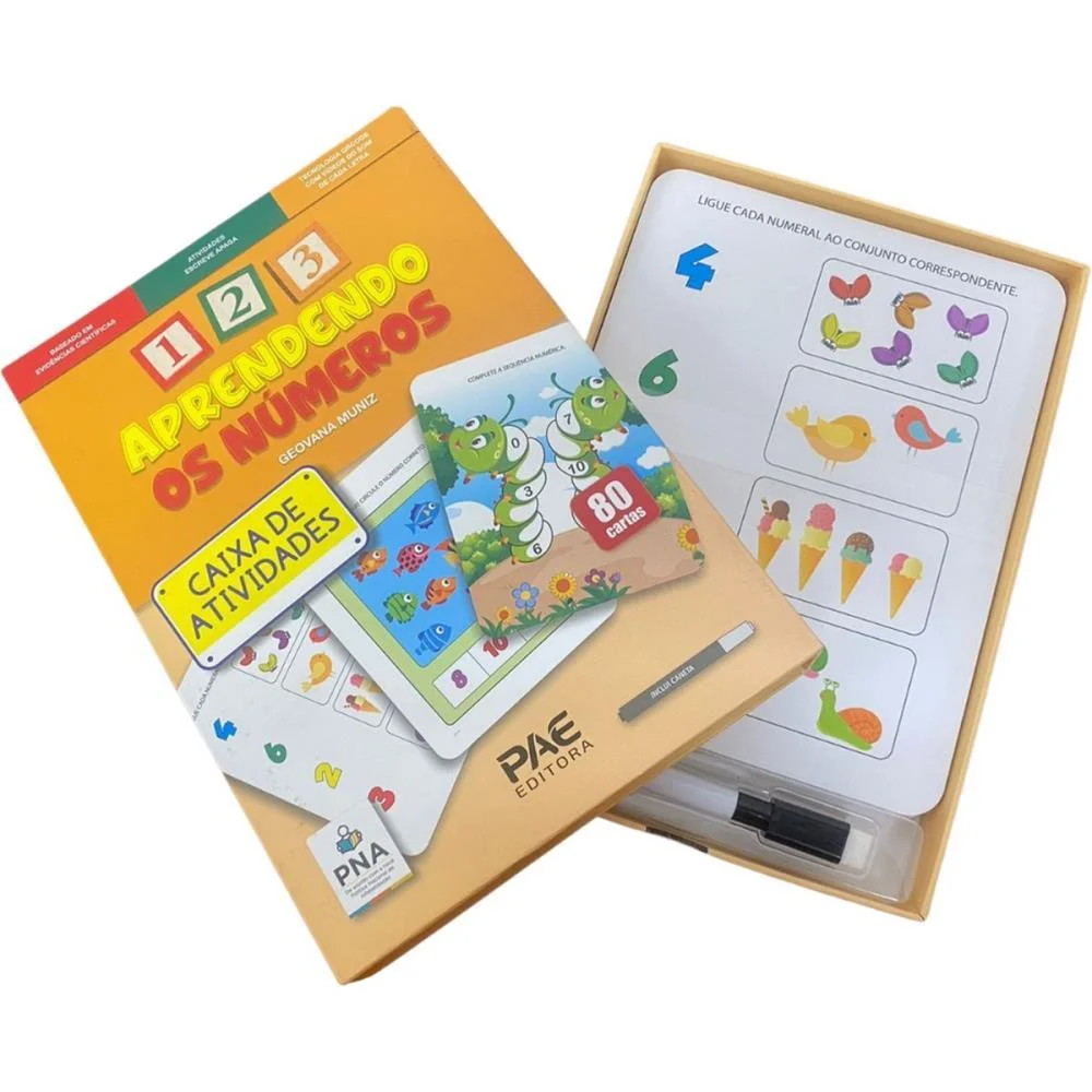 Livro Pedagogico 123 Aprend.c/Numer.16X23 80Ati Pae Editora - imagem 3