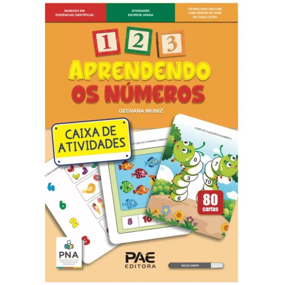 Livro Pedagogico 123 Aprend.c/Numer.16X23 80Ati Pae Editora - imagem 4