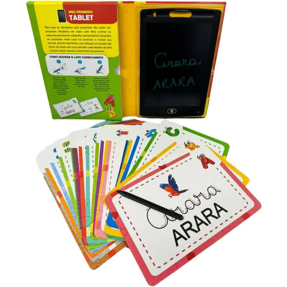 Livro Pedagogico Tablet Alfabeto Caligrafia Pae Editora - imagem 3