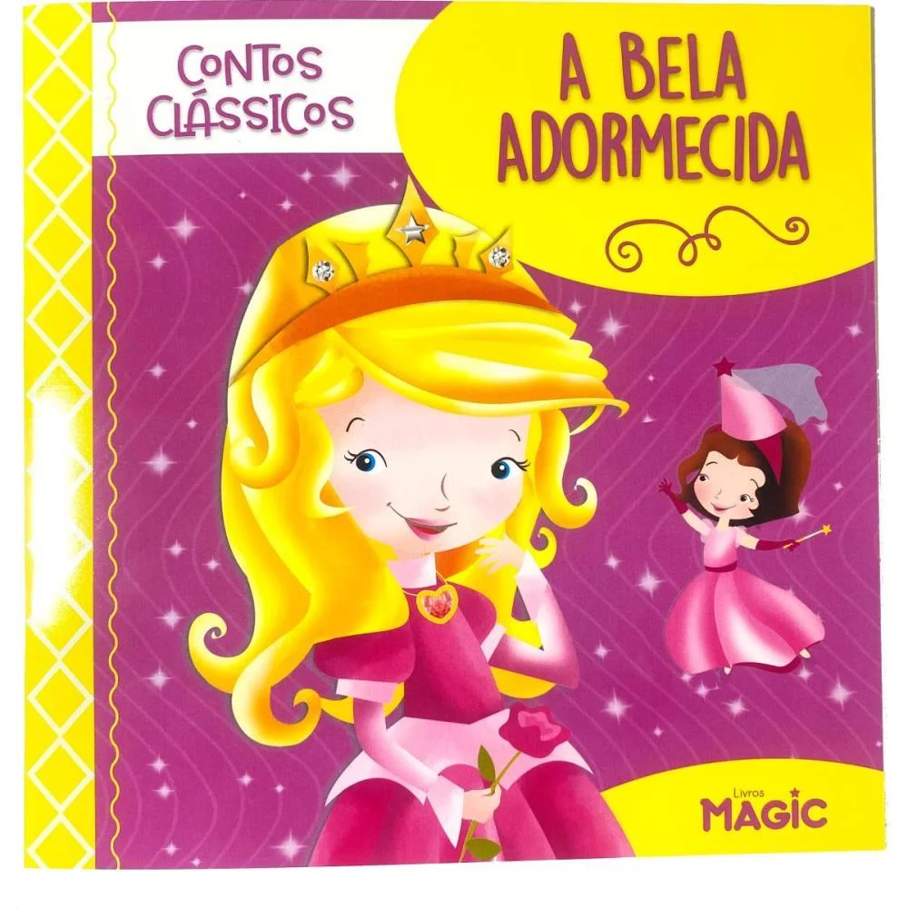Livro Infantil Ilustrado Bela Adormecida 12Pgs 20X20 Magic Kids - imagem 4