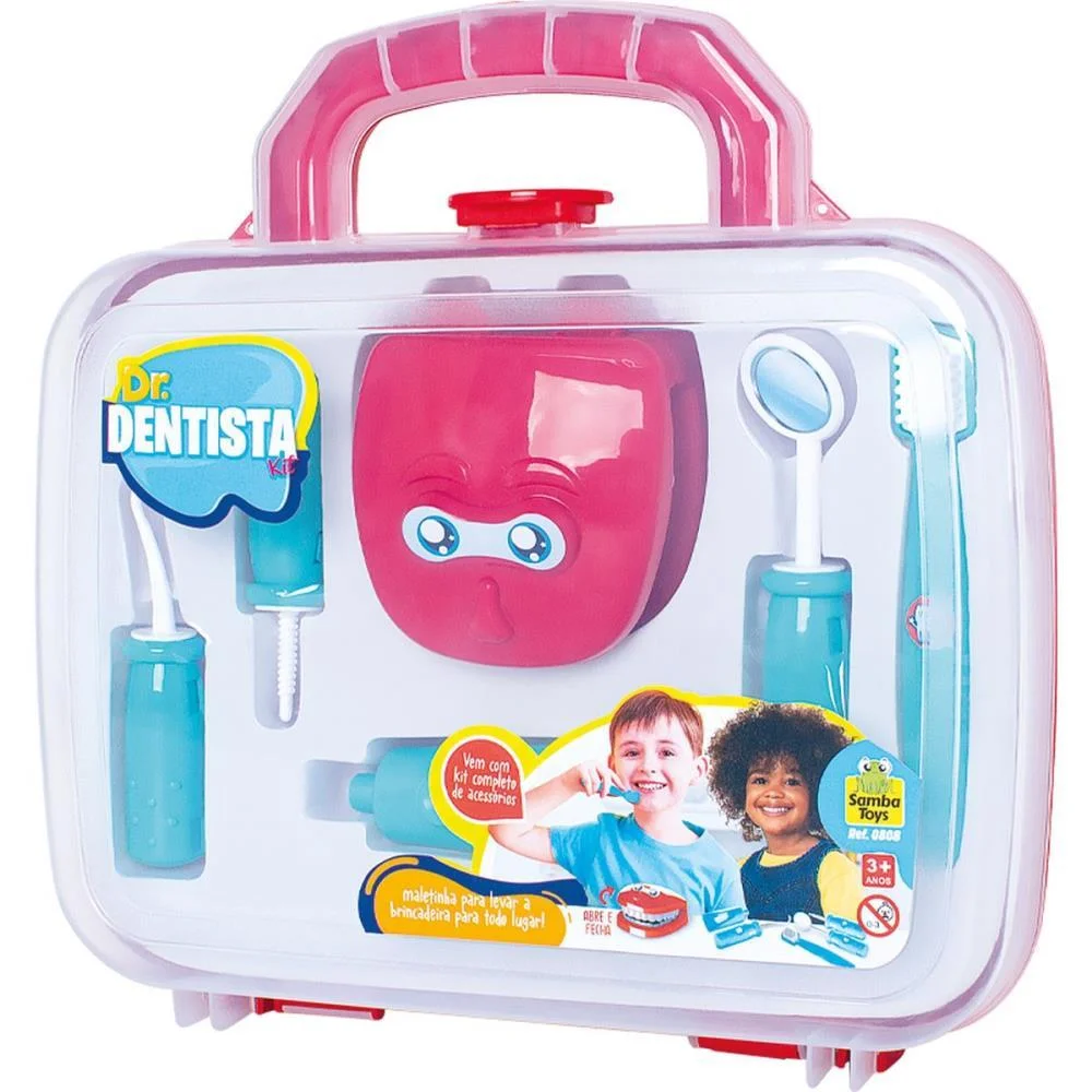 Brincando De Profissoes Maleta Dr. Dentista Samba Toys - imagem 5