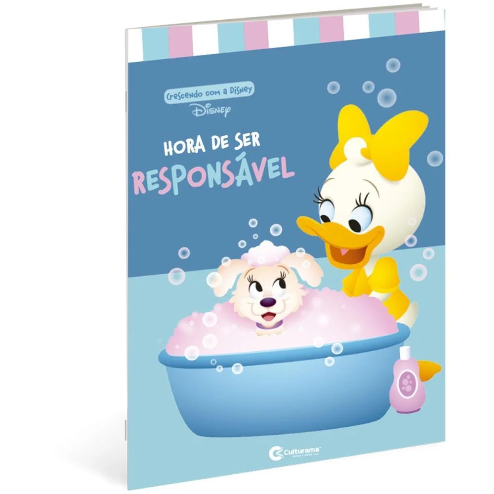 Livro Infantil Ilustrado Disney Hora De Ser Responsavel Culturama - imagem 3