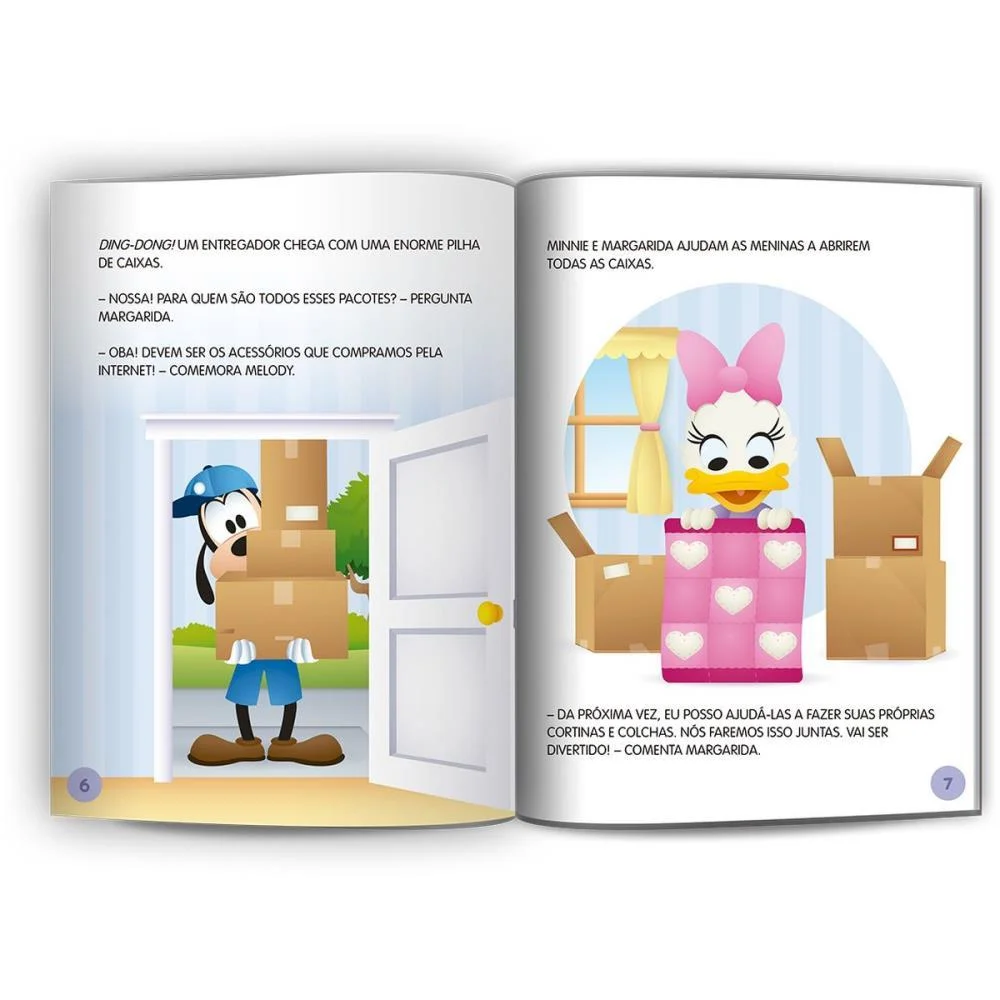 Livro Infantil Ilustrado Disney Hora De Sair Das Telas Culturama - imagem 4