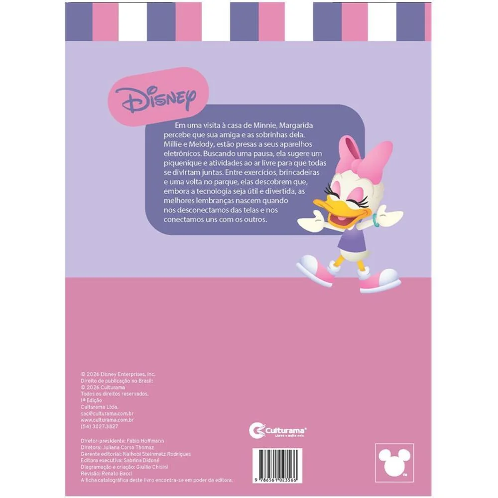Livro Infantil Ilustrado Disney Hora De Sair Das Telas Culturama - imagem 5