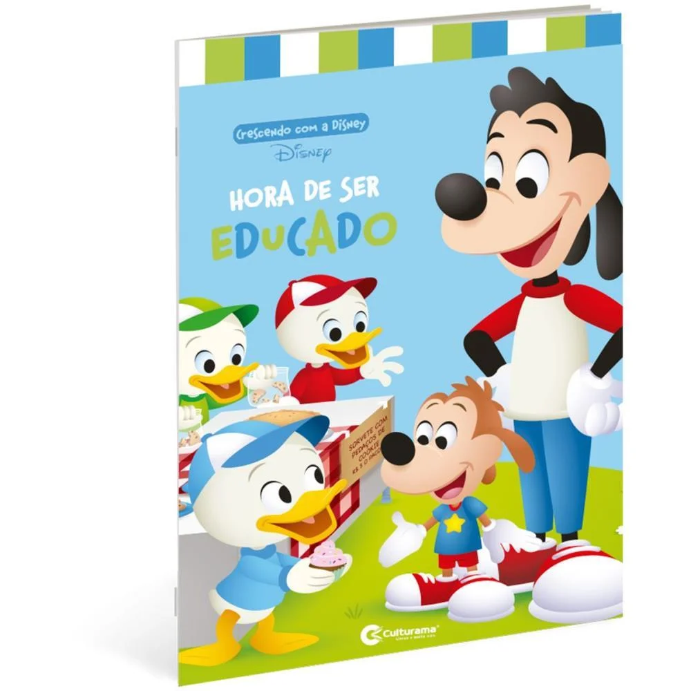 Livro Infantil Ilustrado Disney Hora De Ser Educado Culturama - imagem 3