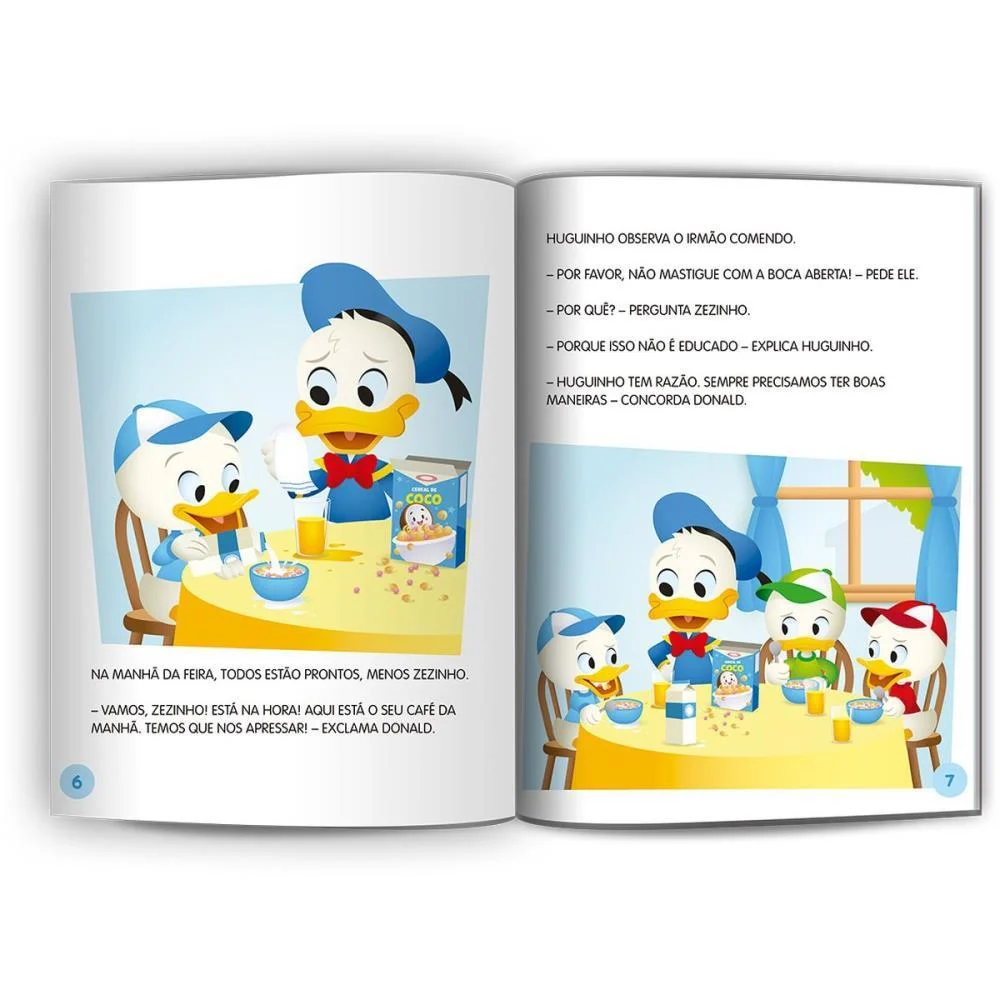 Livro Infantil Ilustrado Disney Hora De Ser Educado Culturama - imagem 4