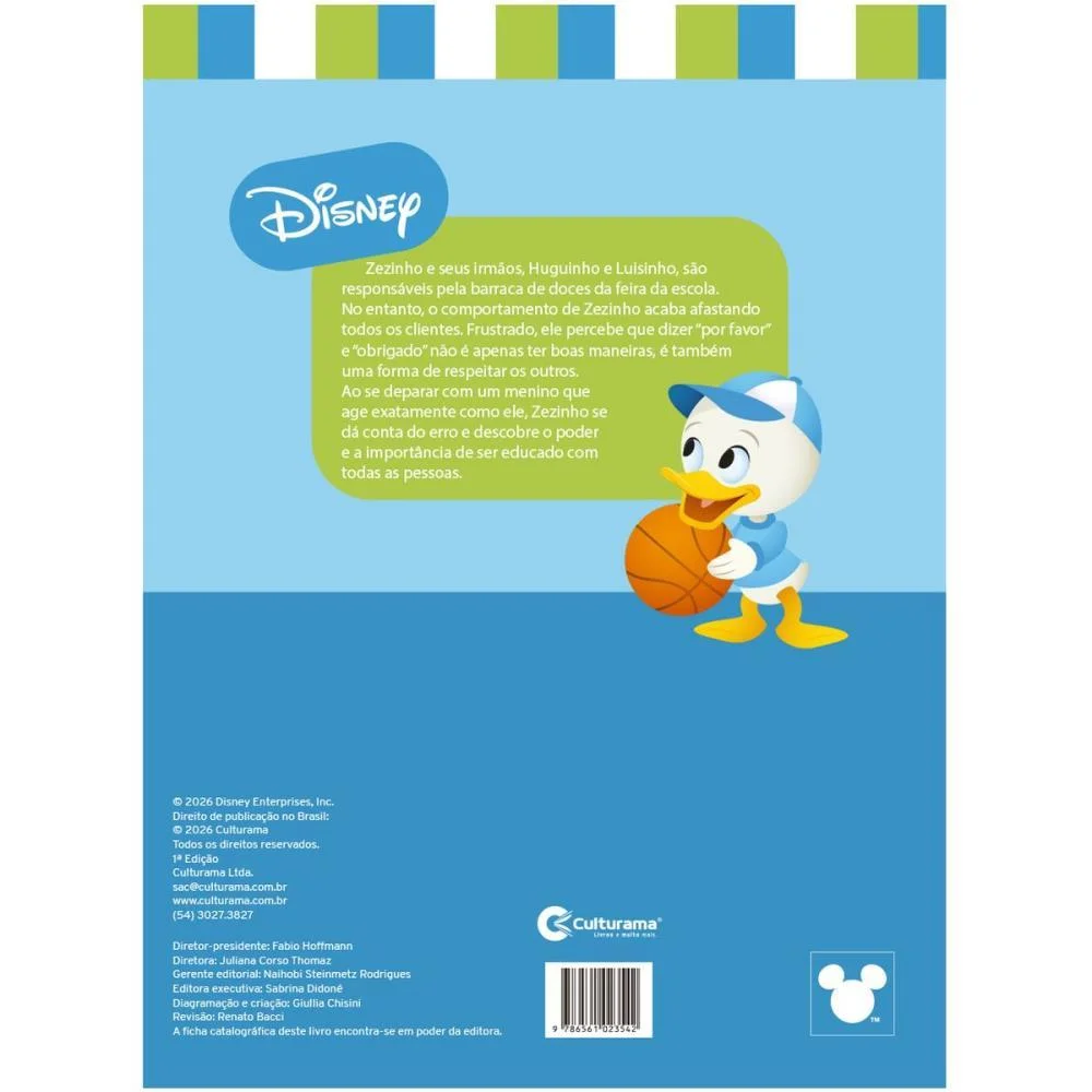 Livro Infantil Ilustrado Disney Hora De Ser Educado Culturama - imagem 5