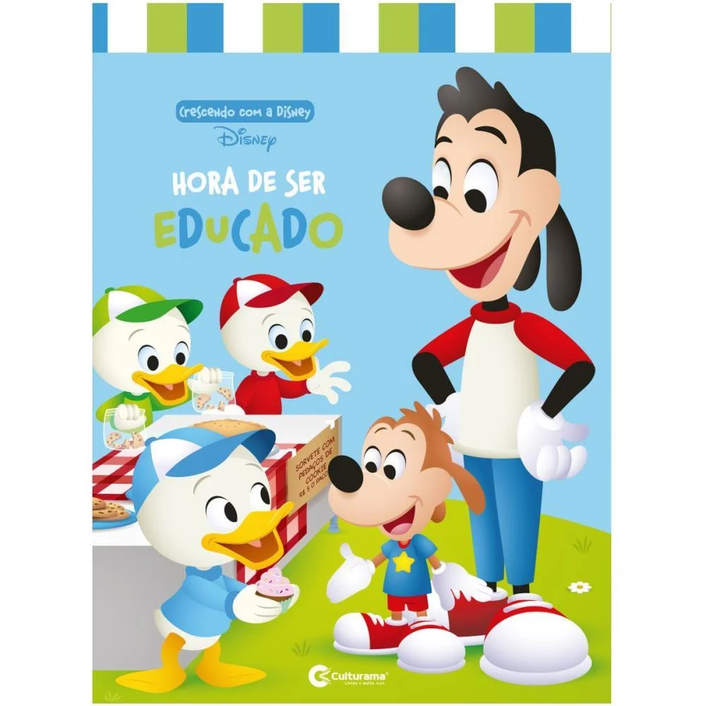 Livro Infantil Ilustrado Disney Hora De Ser Educado Culturama - imagem 6