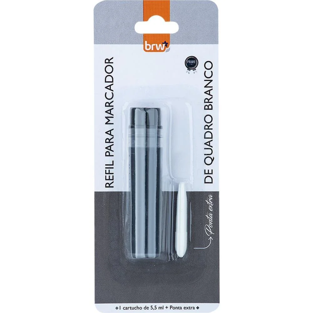 Tinta Marcador Quadro Branco Refil 5,5Ml Azul Brw (Cx.c/12) - imagem 3