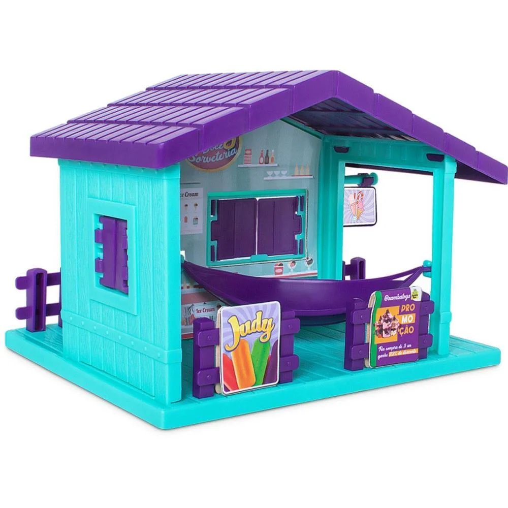 Cenario Tematico (Playset) Judy Doce Sorveteria Samba Toys - imagem 5
