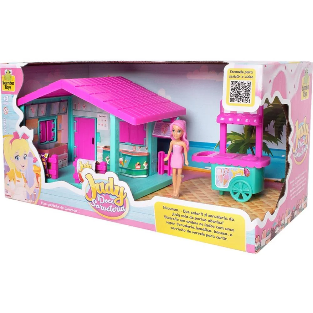 Cenario Tematico (Playset) Judy Doce Sorveteria Samba Toys - imagem 6