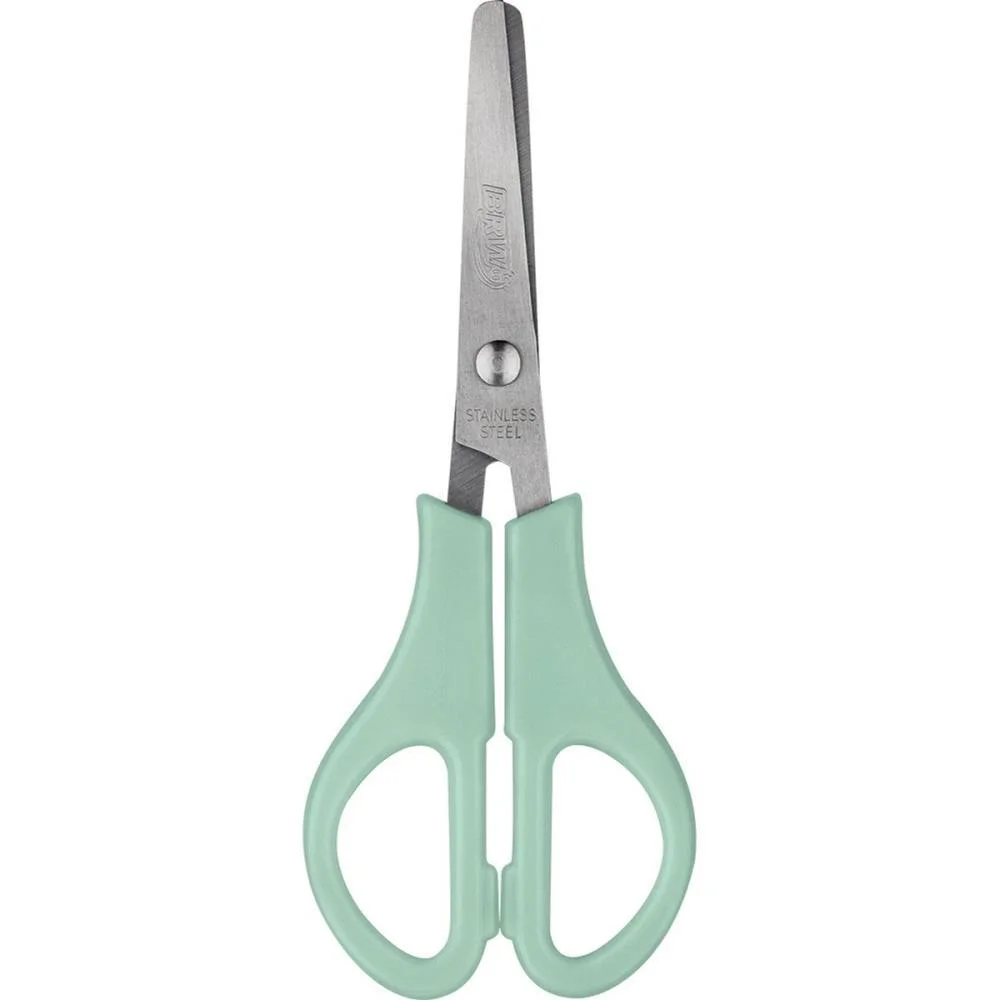 Tesoura Escolar Aco 13Cm C/Regua 4 Cores Paste Brw C/ 24 Unidades - imagem 6