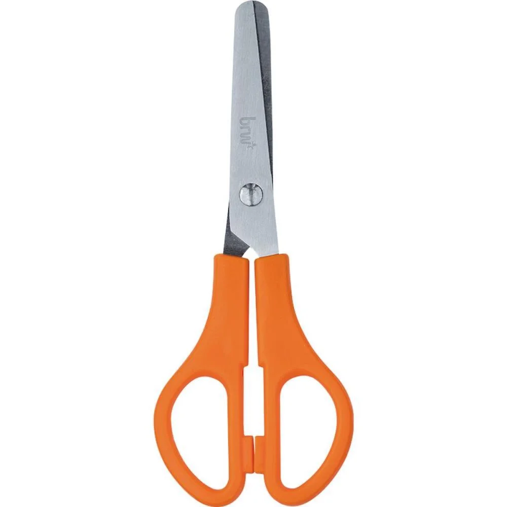 Tesoura Escolar Aco 13Cm C/Regua 3 Cores Neon Brw C/ 24 Unidades - imagem 3