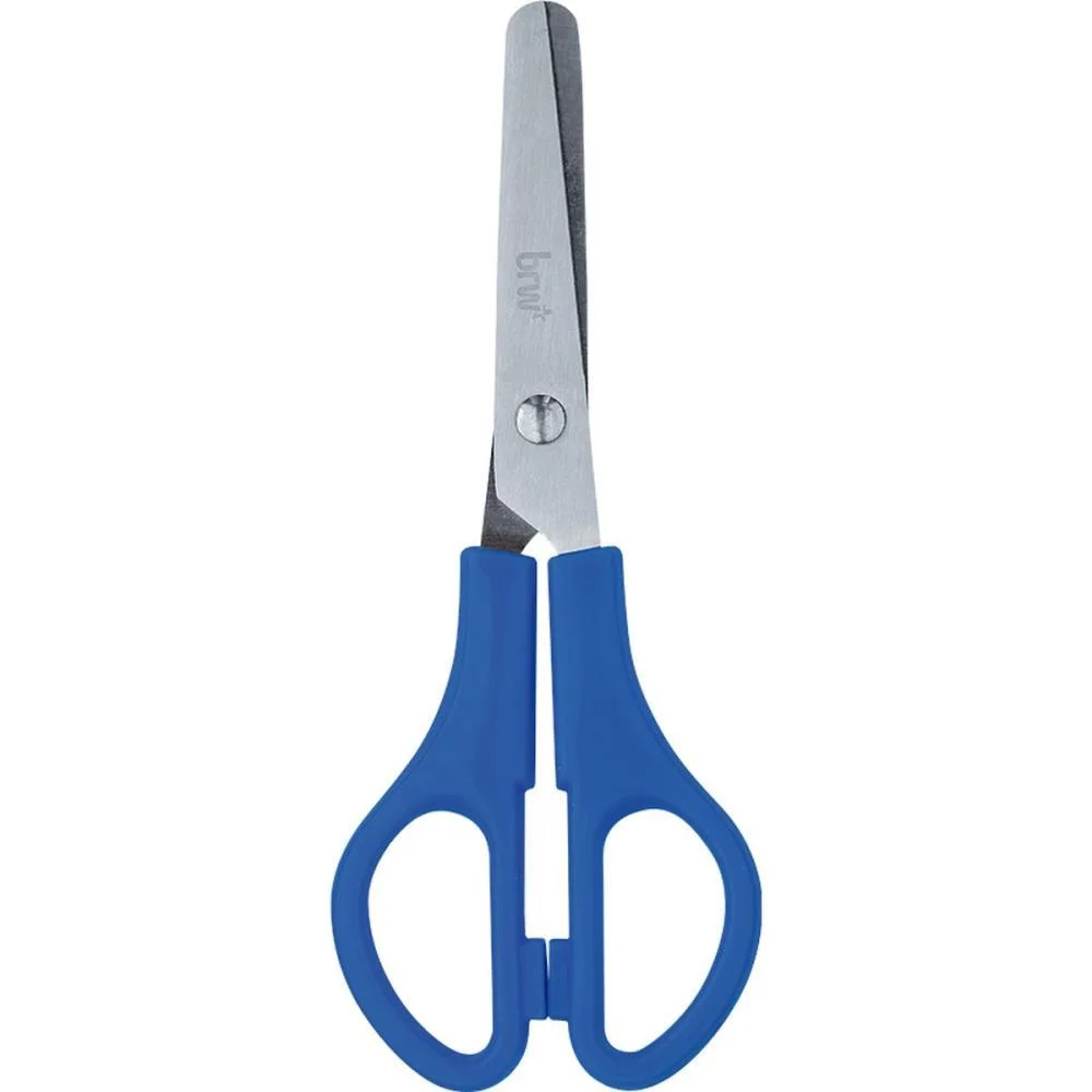 Tesoura Escolar Aco 13Cm C/Regua 3 Cores Neon Brw C/ 24 Unidades - imagem 4