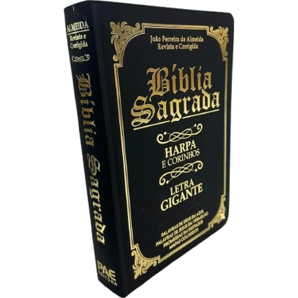 Livro De Leitura Biblia Sagrada Letras Gd 832Pg Pae Editora - imagem 3