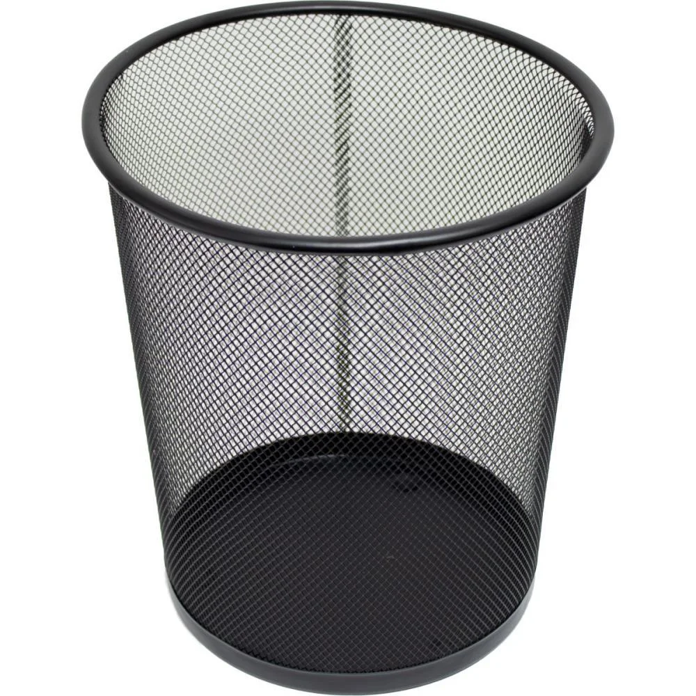 Lixeira Para Escritorio Aramado 8,5L Preto Yins - imagem 2