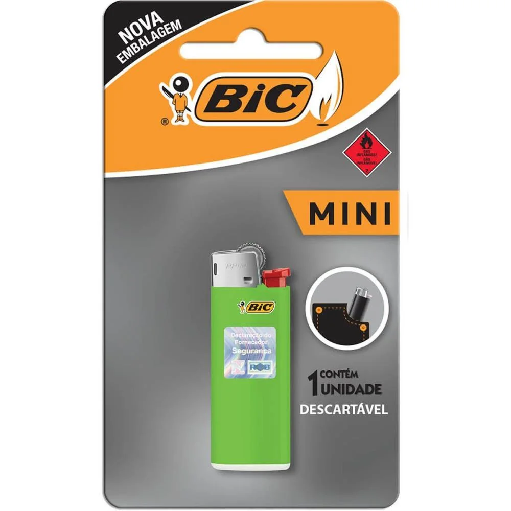 Isqueiro Descartavel Bic Mini A Gas Cx.c/50Blisters Bic (Caixa) - imagem 2