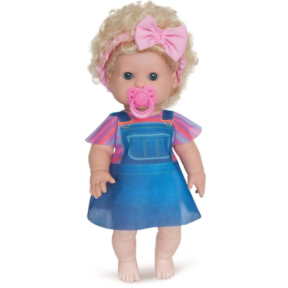 Boneca Danadinha Loira Cab.crespo 33C Milk - imagem 4