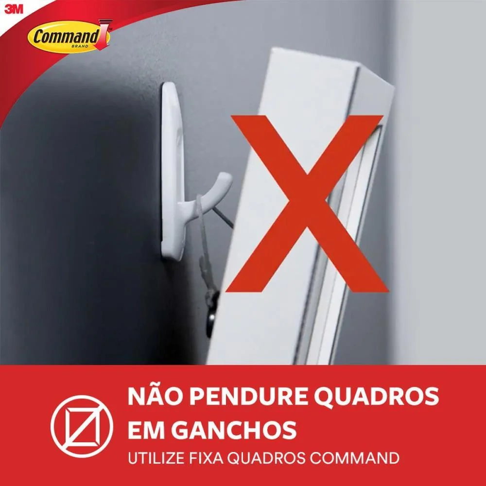 Gancho Plastico Command Grande C/1 3M (Bl.c/01) - imagem 7
