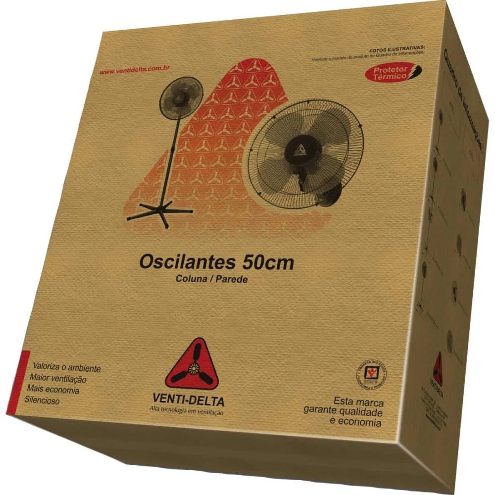 Ventilador Coluna Premium 50Cm.bivolt Pto Venti Delta - imagem 4