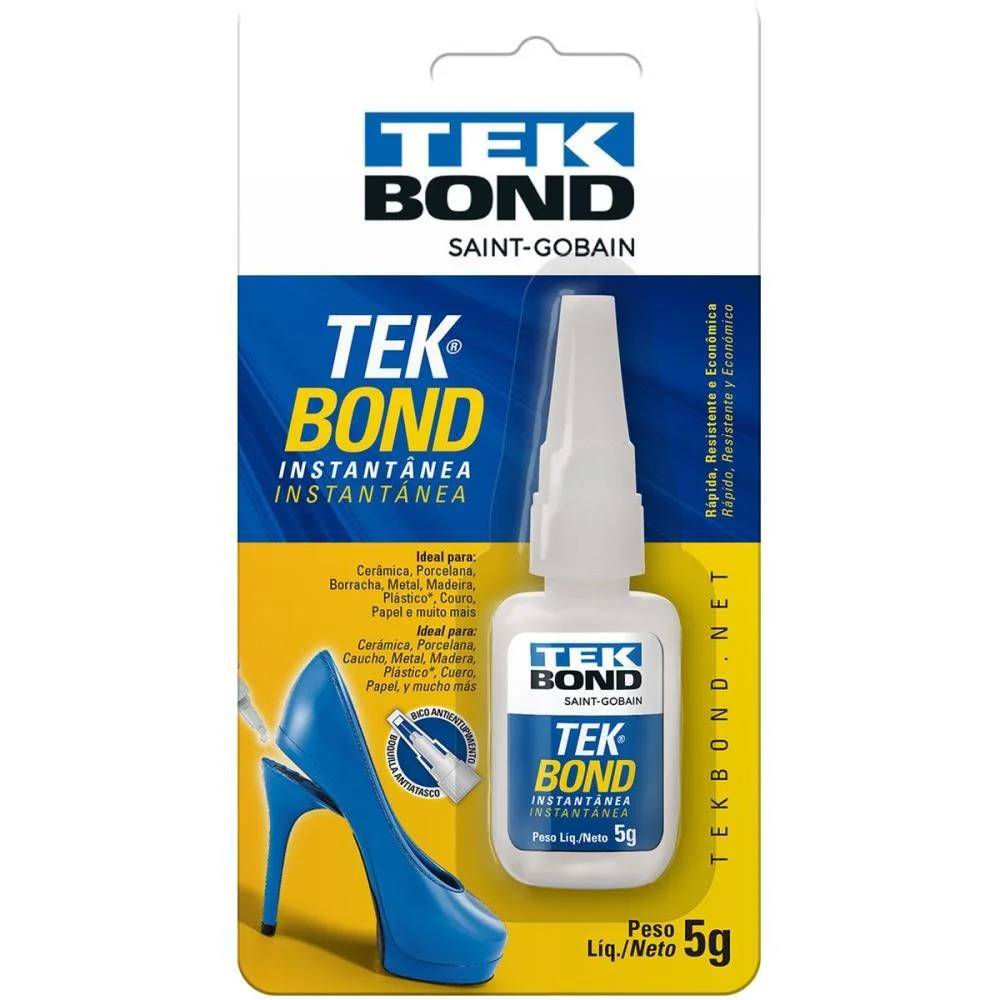 Cola De Alta Resistencia Tekbond 5 Gramas Tekbond - imagem 2