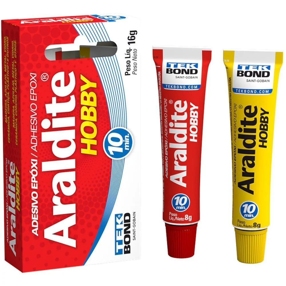 Cola De Alta Resistencia Araldite Hobby 16G. Tekbond (Cx.c/06) - imagem 2