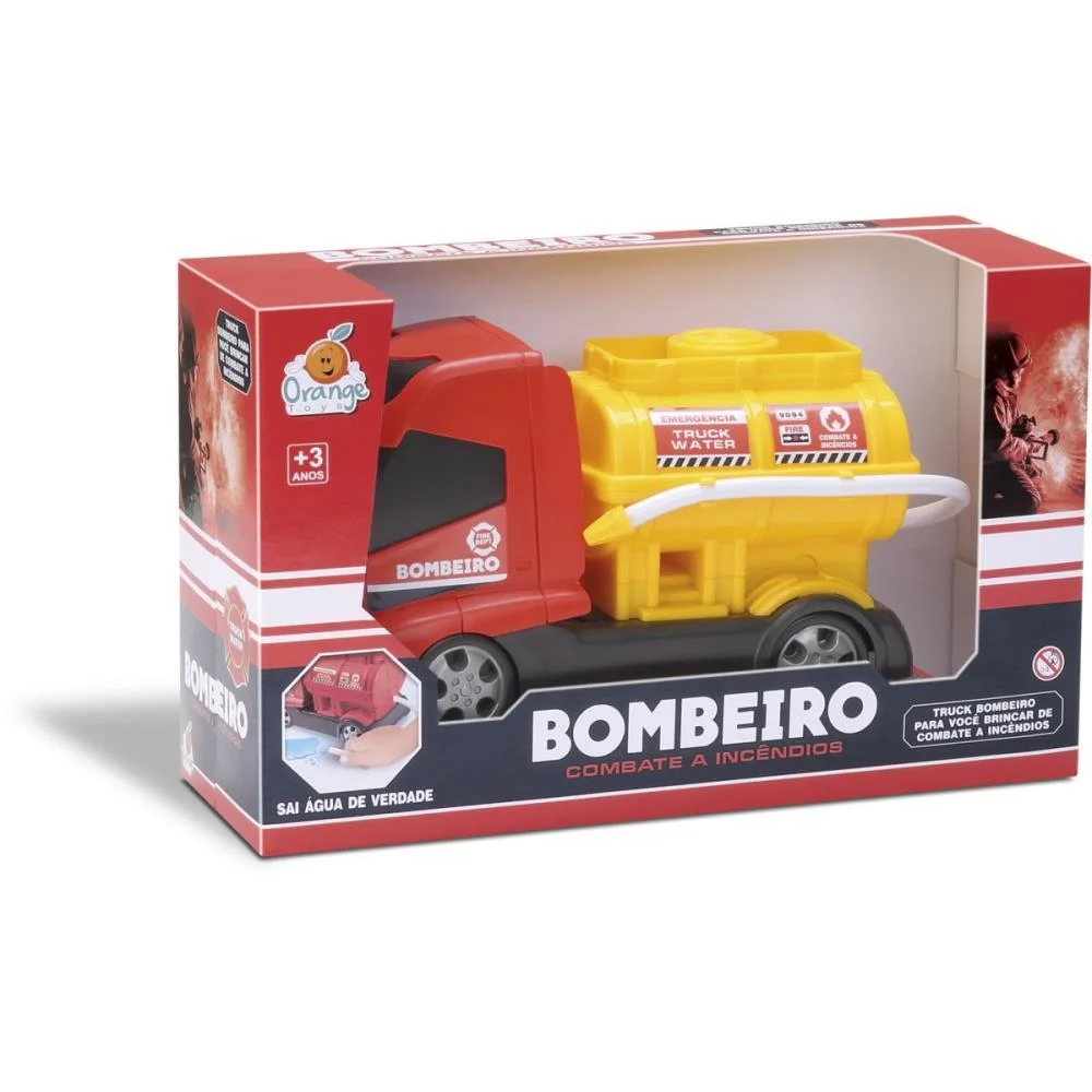 Caminhao Bombeiro Combate Orange Toys - imagem 4